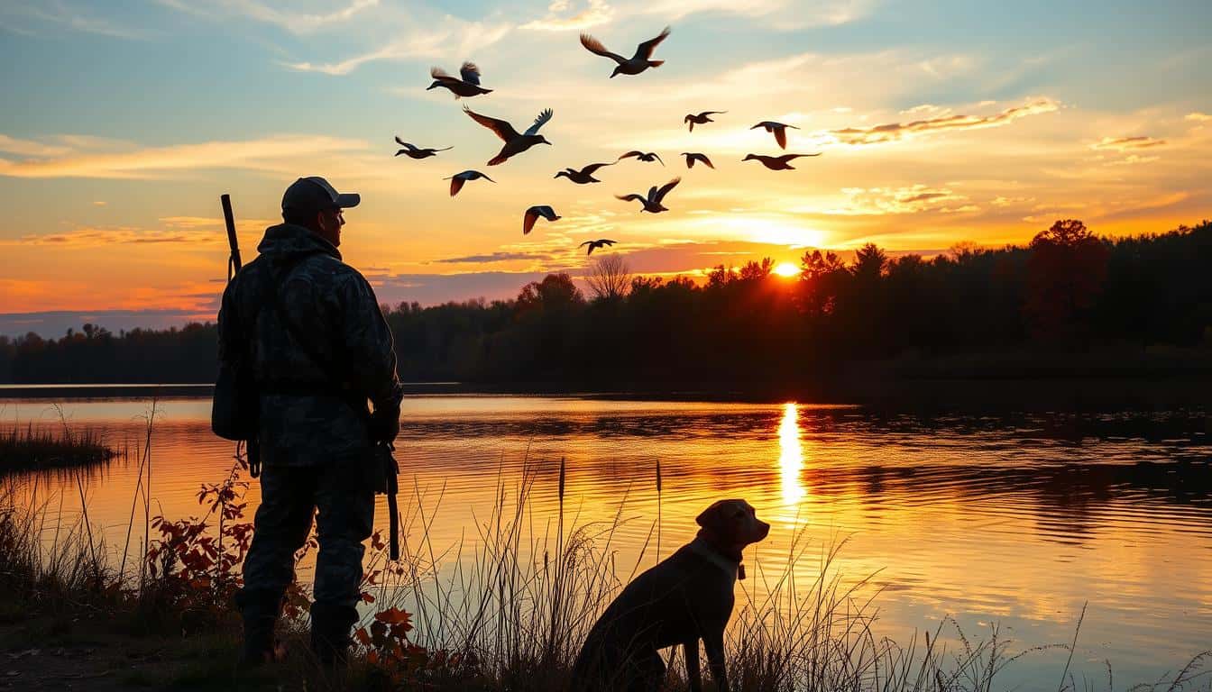 Duck hunting season in Michigan