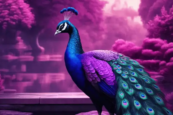 Purple Peacock