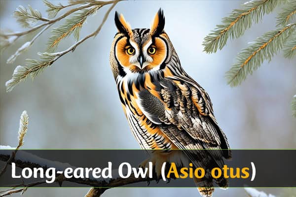 Long-eared Owl (Asio otus)