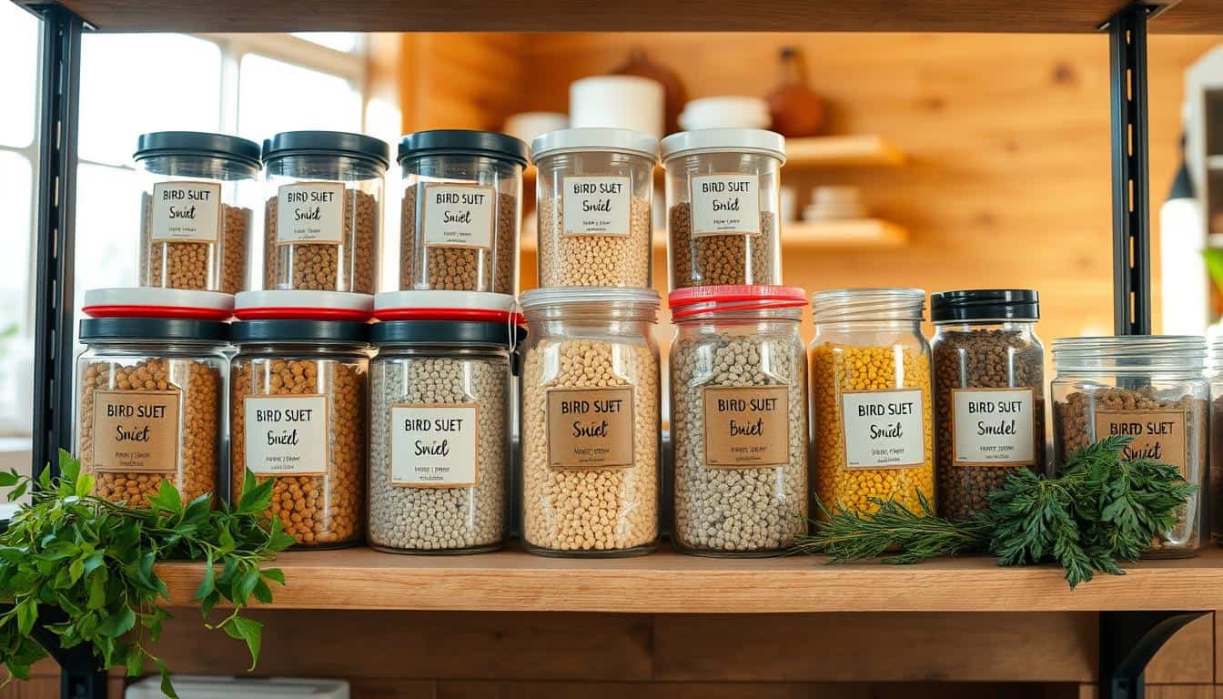 storage techniques for bird suet